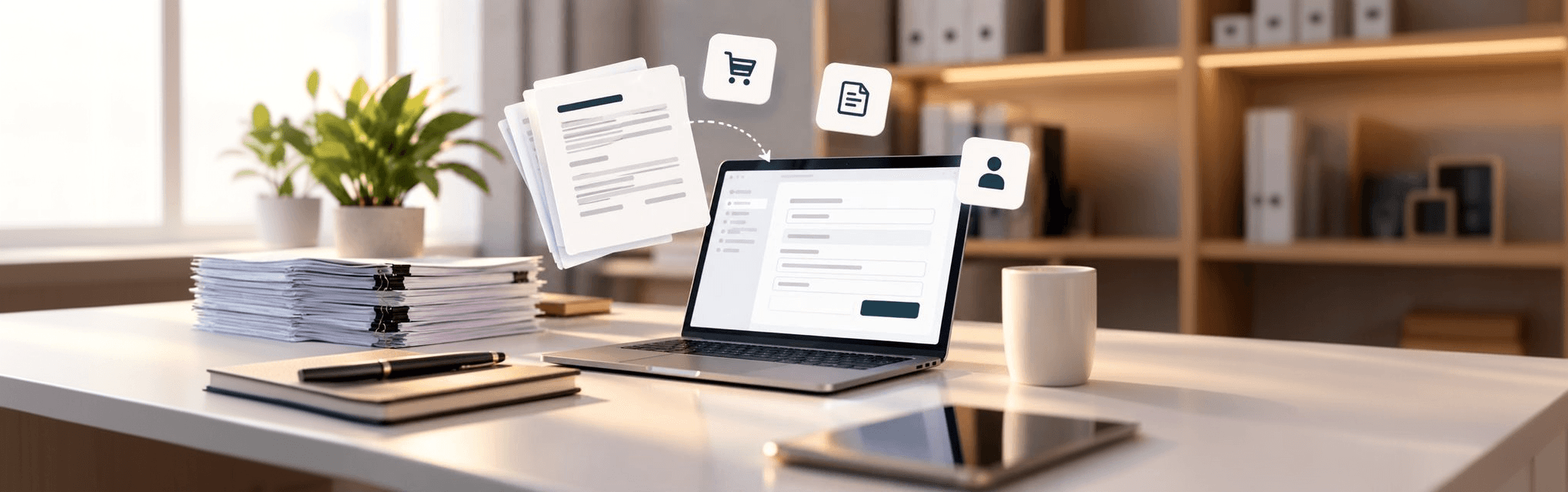Data entry & capture: Orders, forms, and records fill themselves, so your team stops re-keying.